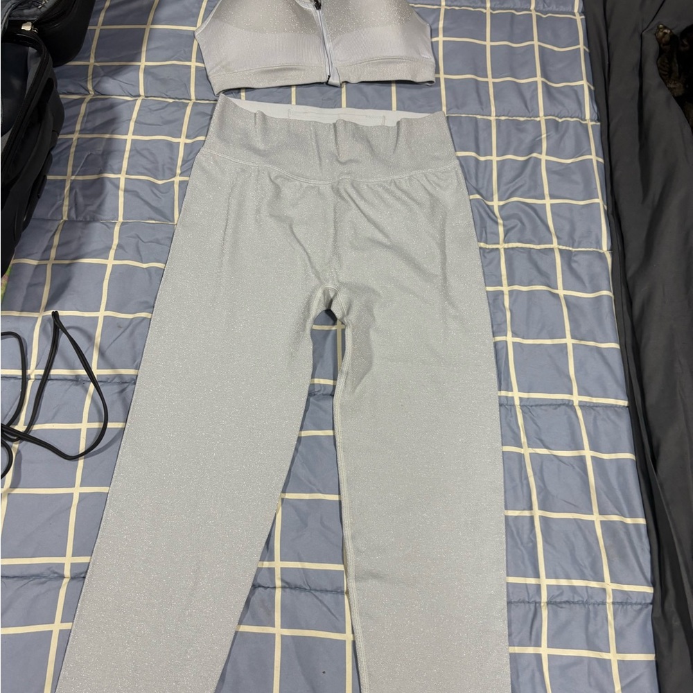 PINK Victoria's Secret Gray Activewear Set